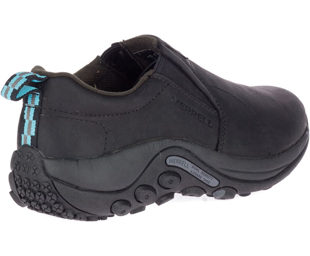 Merrell Barefoot Sko Dame - Jungle Moc Læder Sr Work - Sort - KQW324976